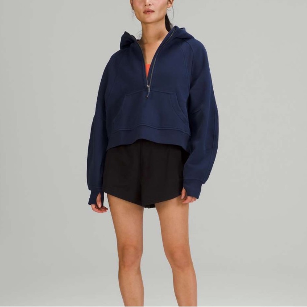 Lululemon Scuba Oversized Half-Zip Hoodie - Night Sea - XS/S